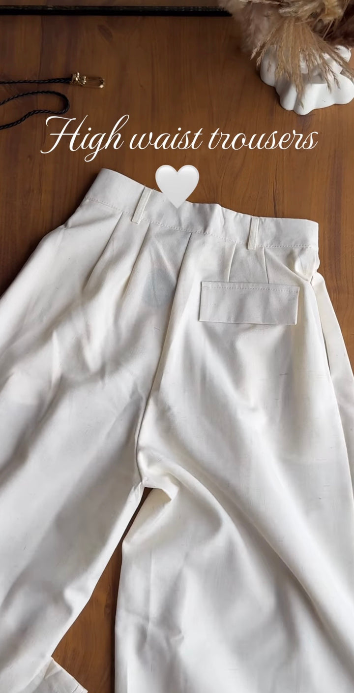 Cornwall high waist trousers