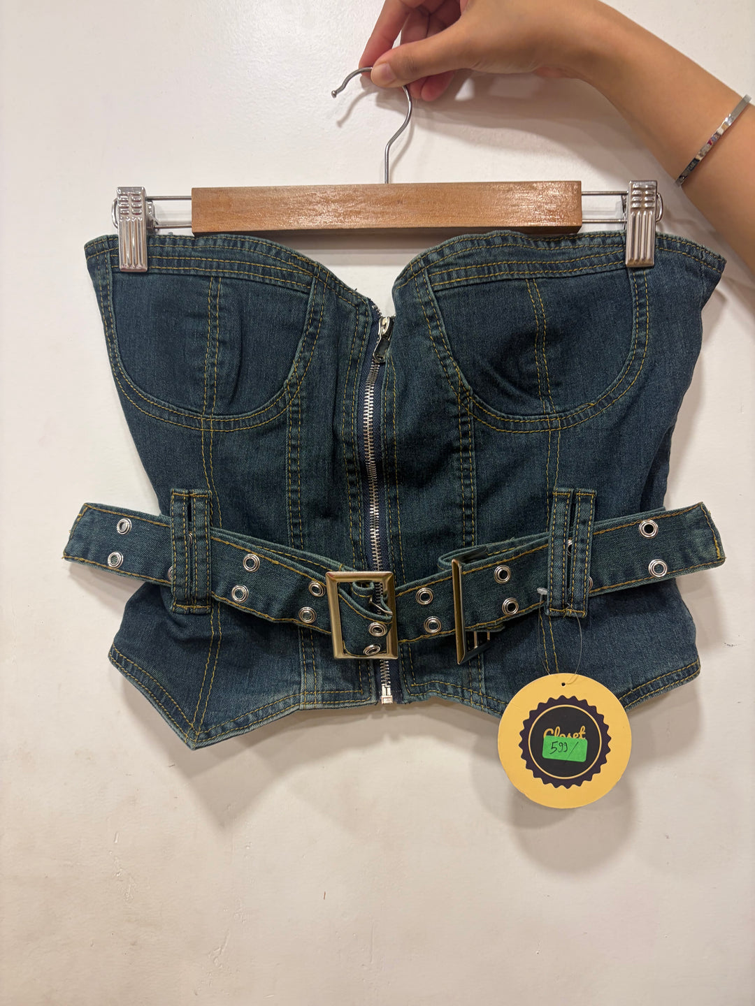 Esther denim top