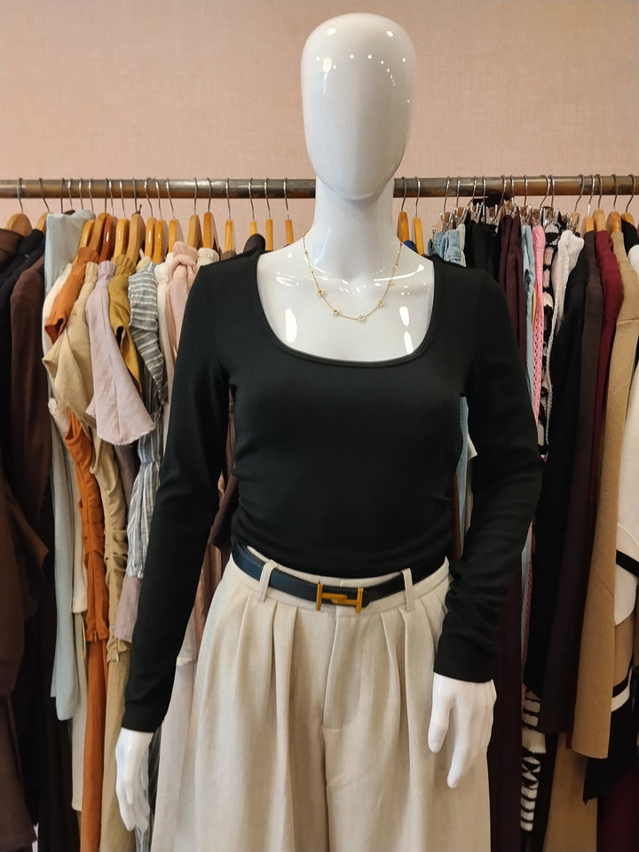 Alaina top with Cowl neck back