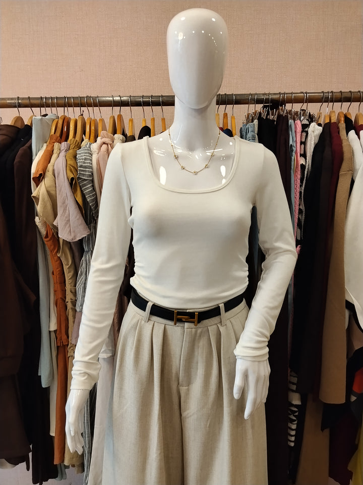 Alaina top with Cowl neck back