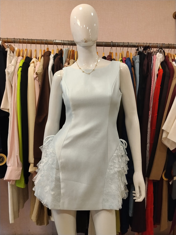 Morgan silk dress