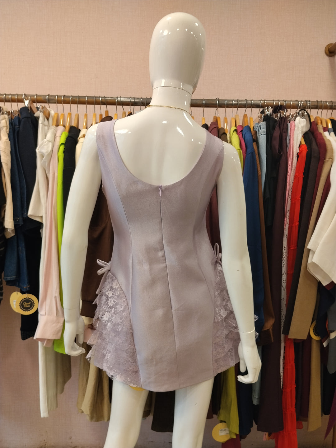Morgan silk dress