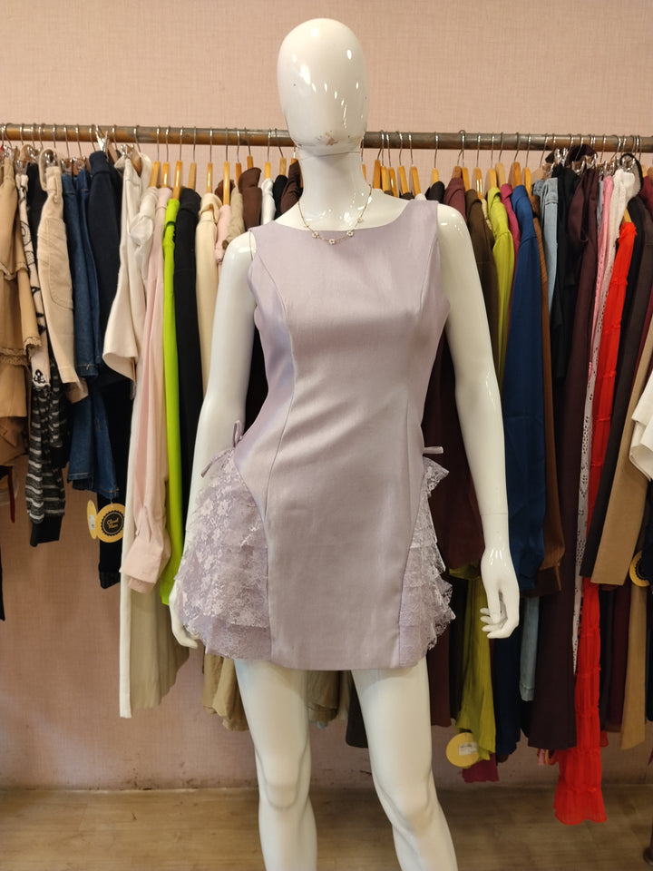 Morgan silk dress