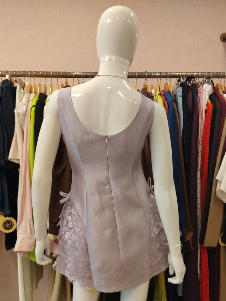 Morgan silk dress