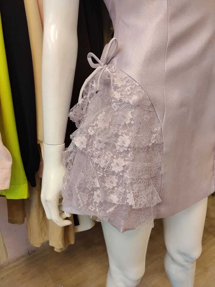 Morgan silk dress