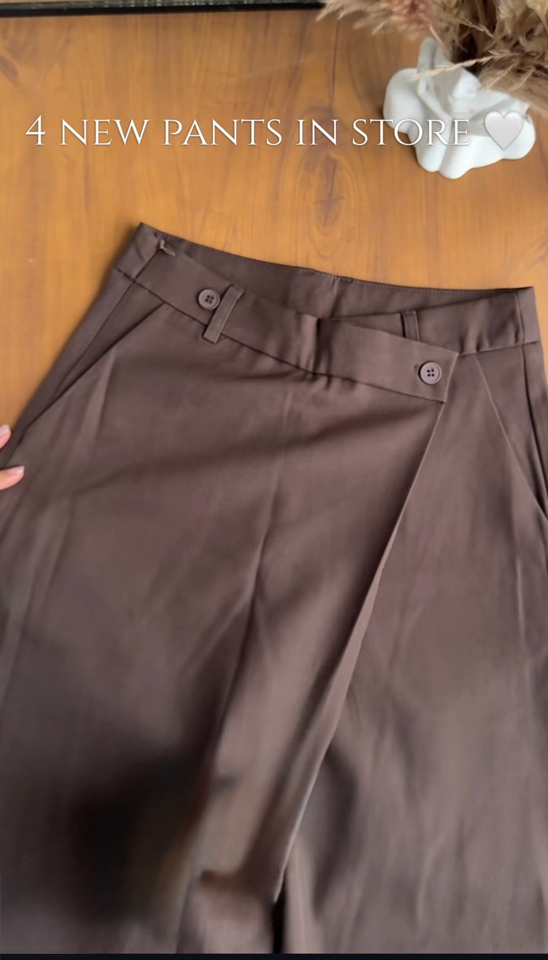 Luke side button pants