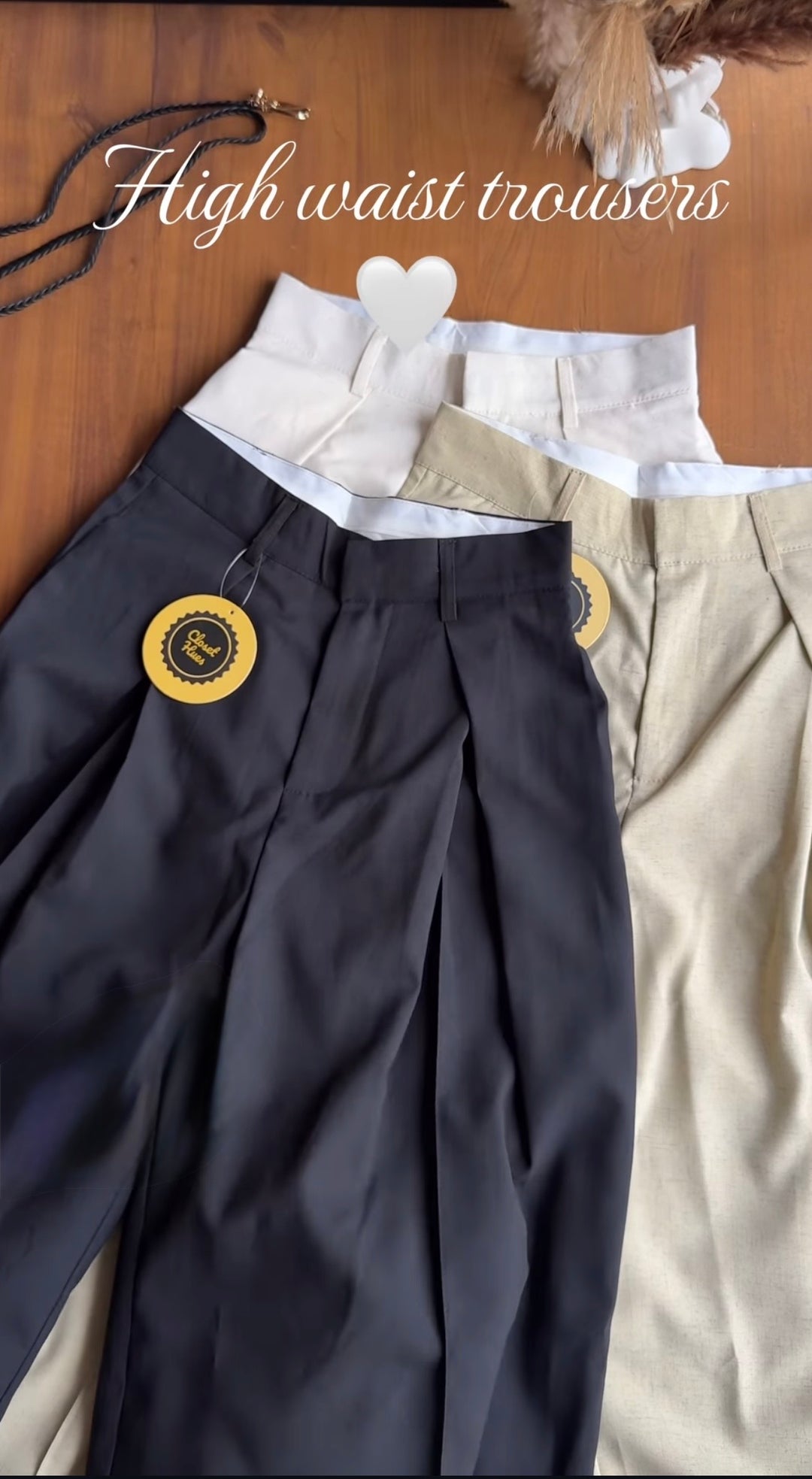 Cornwall high waist trousers