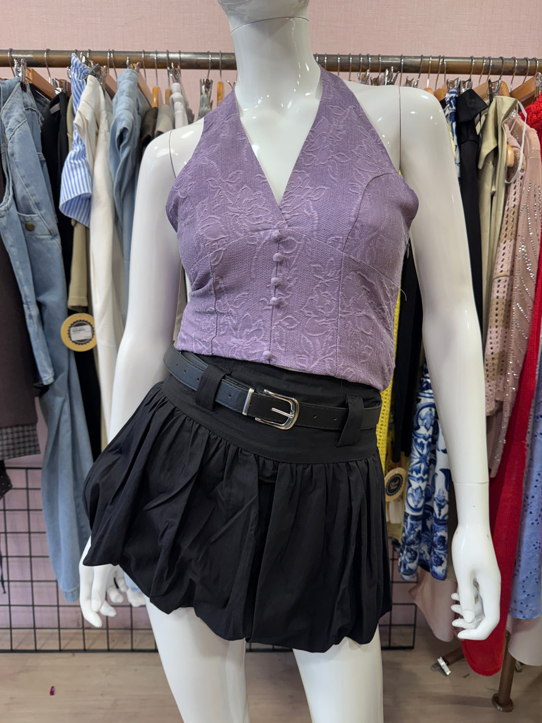 Leah halter neck top