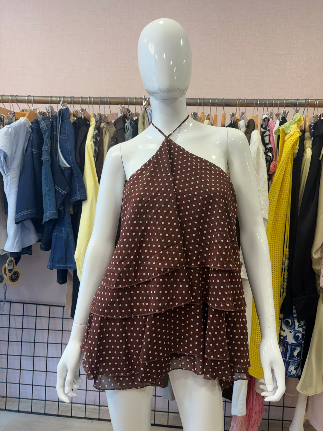 Kiara halter neck dress