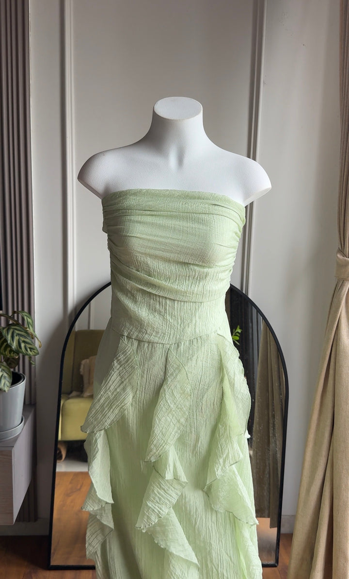 Lorelai tube frill dress