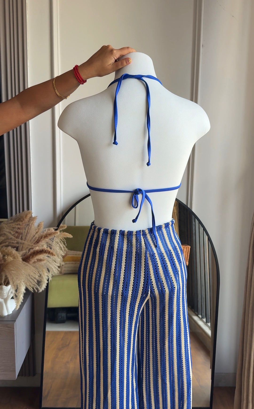 Constance striped three piece swimwear-Preorder