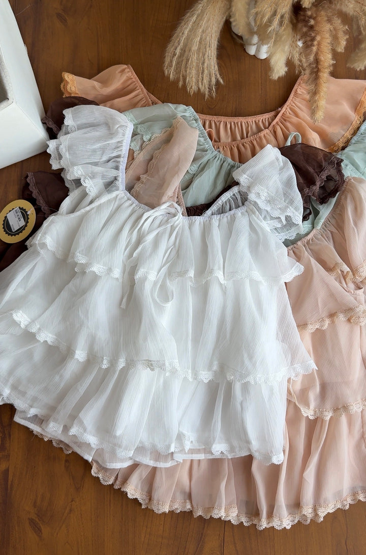Delilah ruffle top