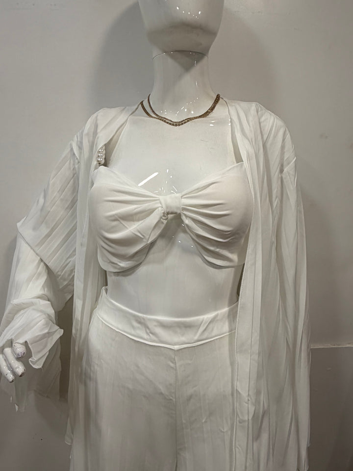 Three piece set- white