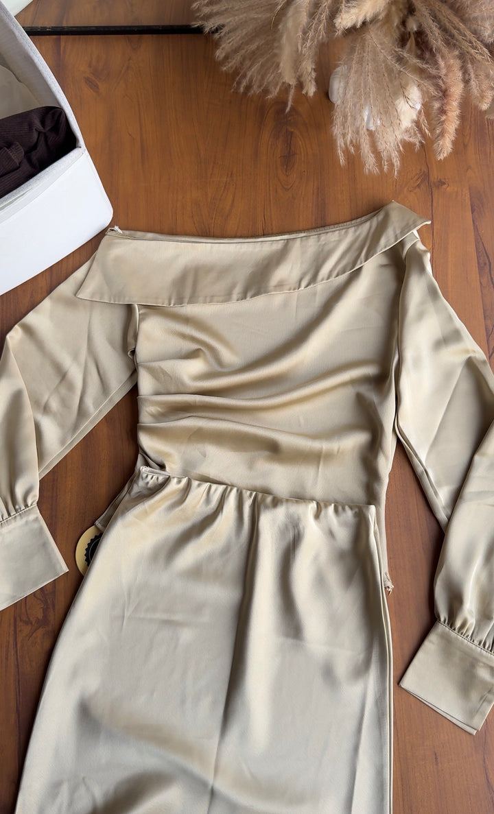 Marina satin full sleeves coords