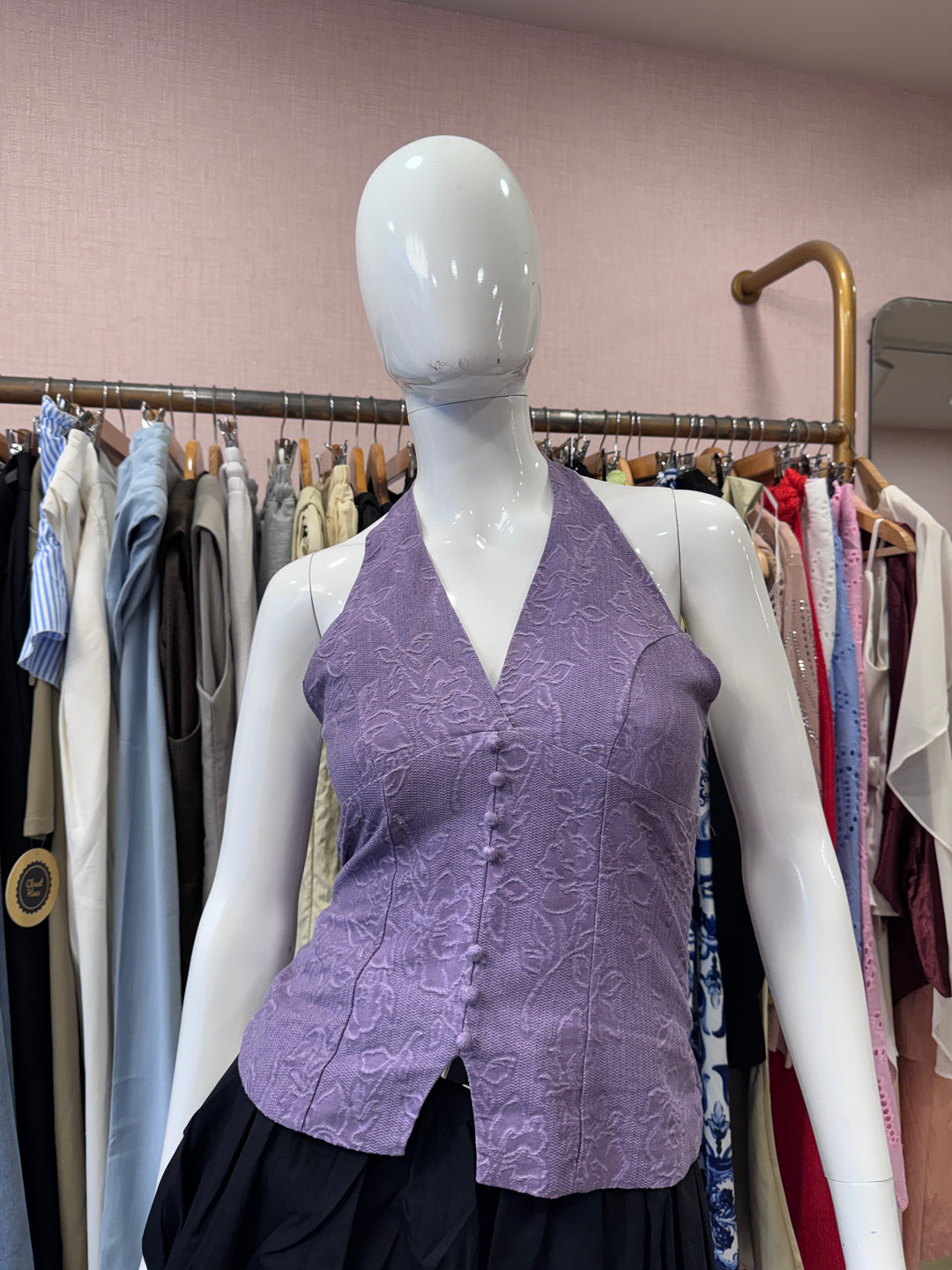 Leah halter neck top