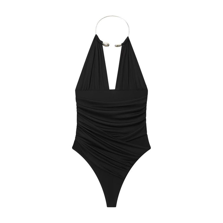Lowell choker bodysuit