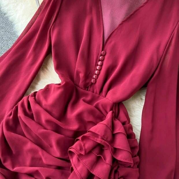 Katrina Ruffle Dress