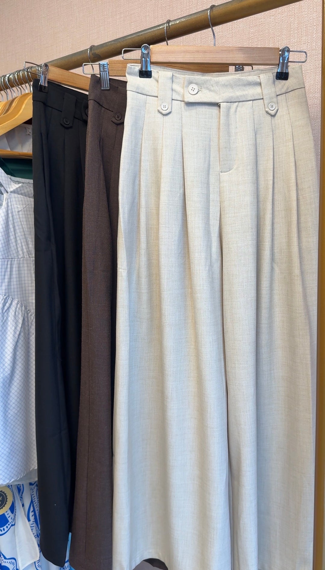 Mallory high waist wide leg pants