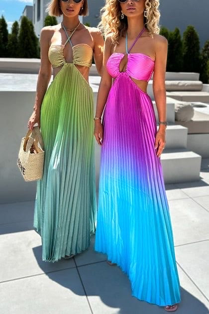 Lorenzo gradient maxi dress
