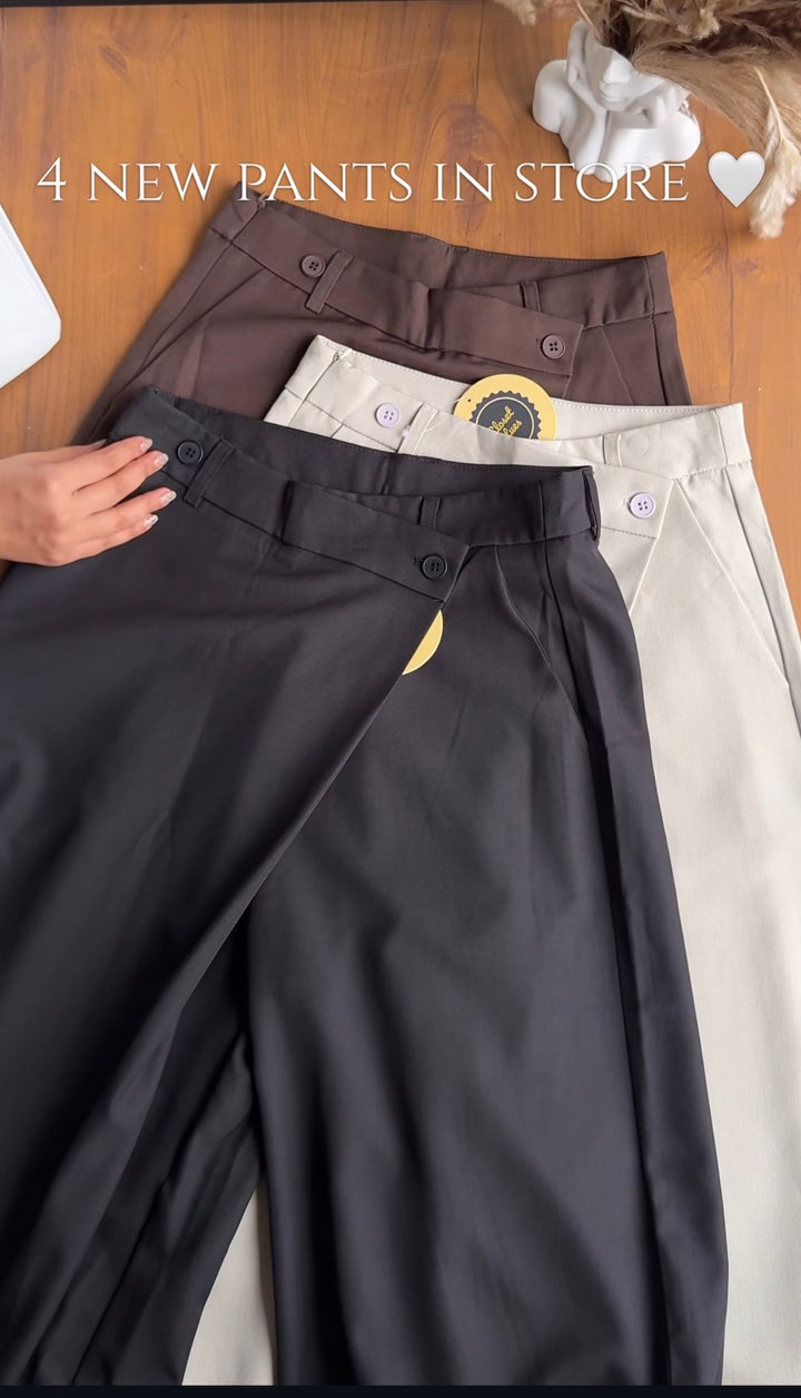 Luke side button pants