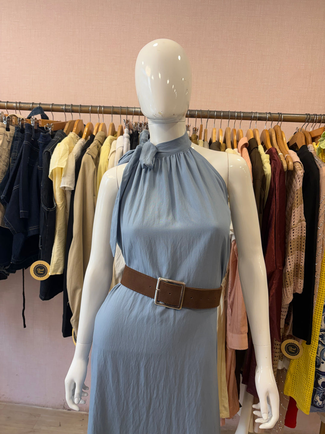 Clara belted dress