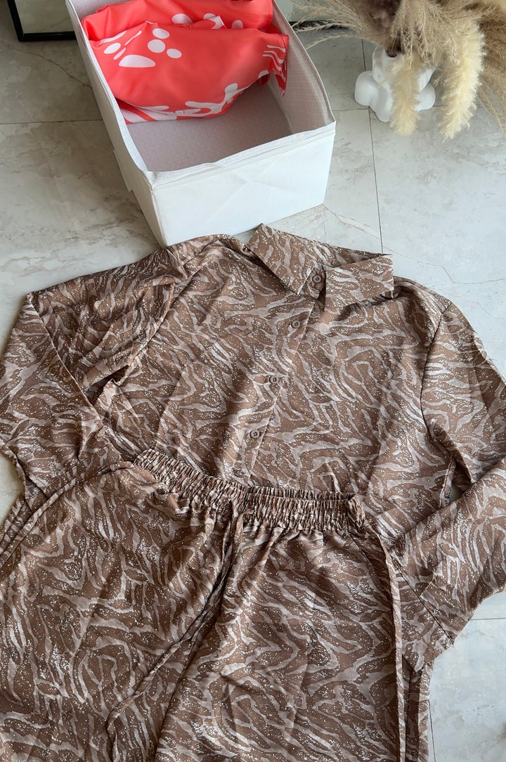 Nyraa Leopard print coord set