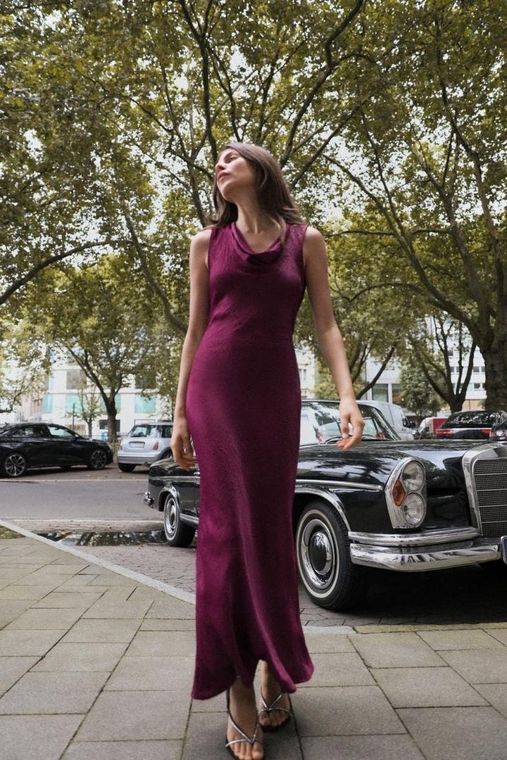 Narnia satin silk dress