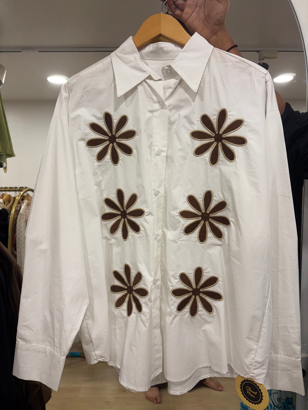 Cotton shirt white