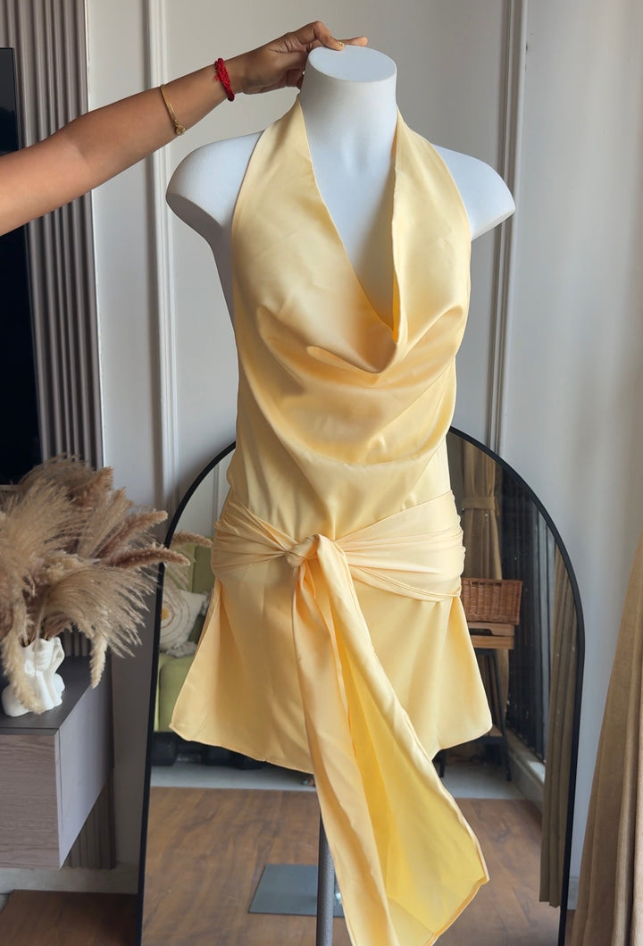 Ben silk satin dress
