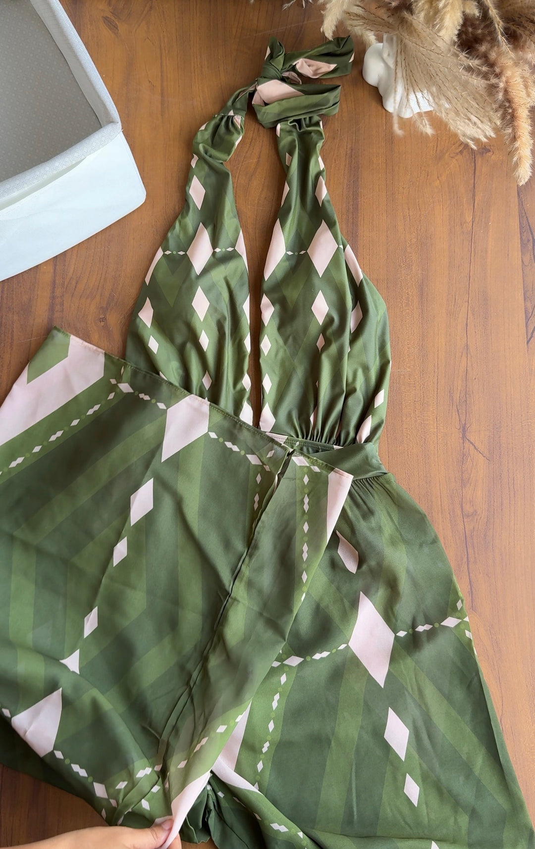 Hazel halter-neck swimsuit