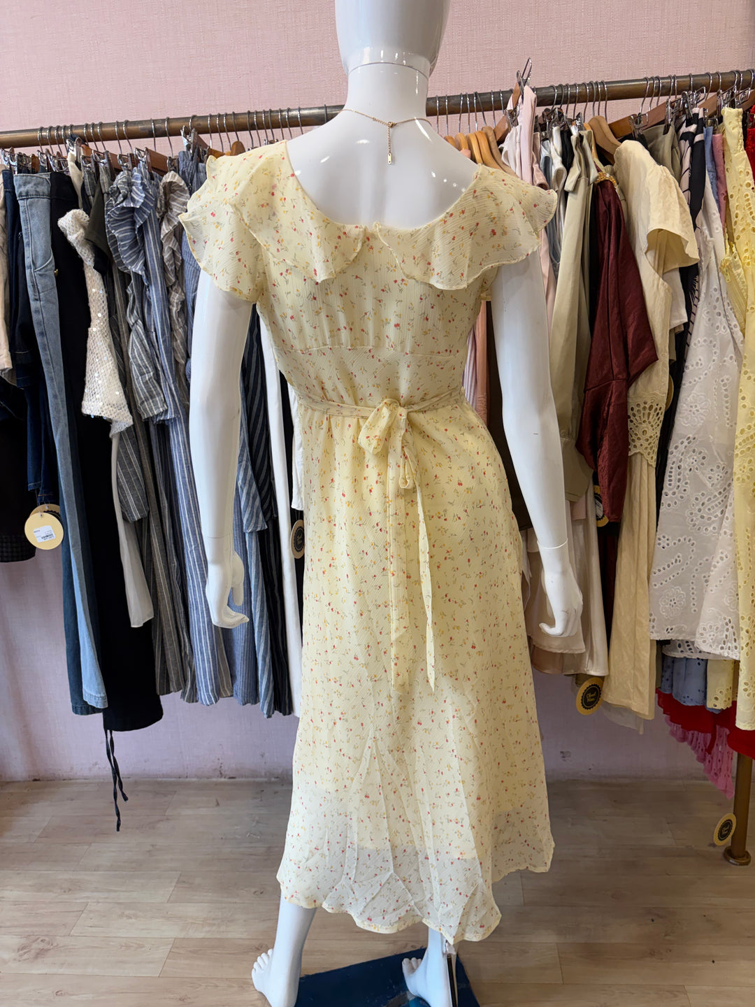 Rose floral dress