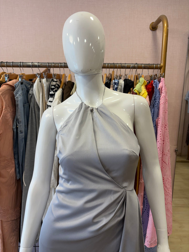 Tully halter-neck dress
