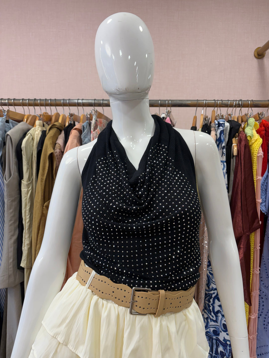 Avery cowl neck top