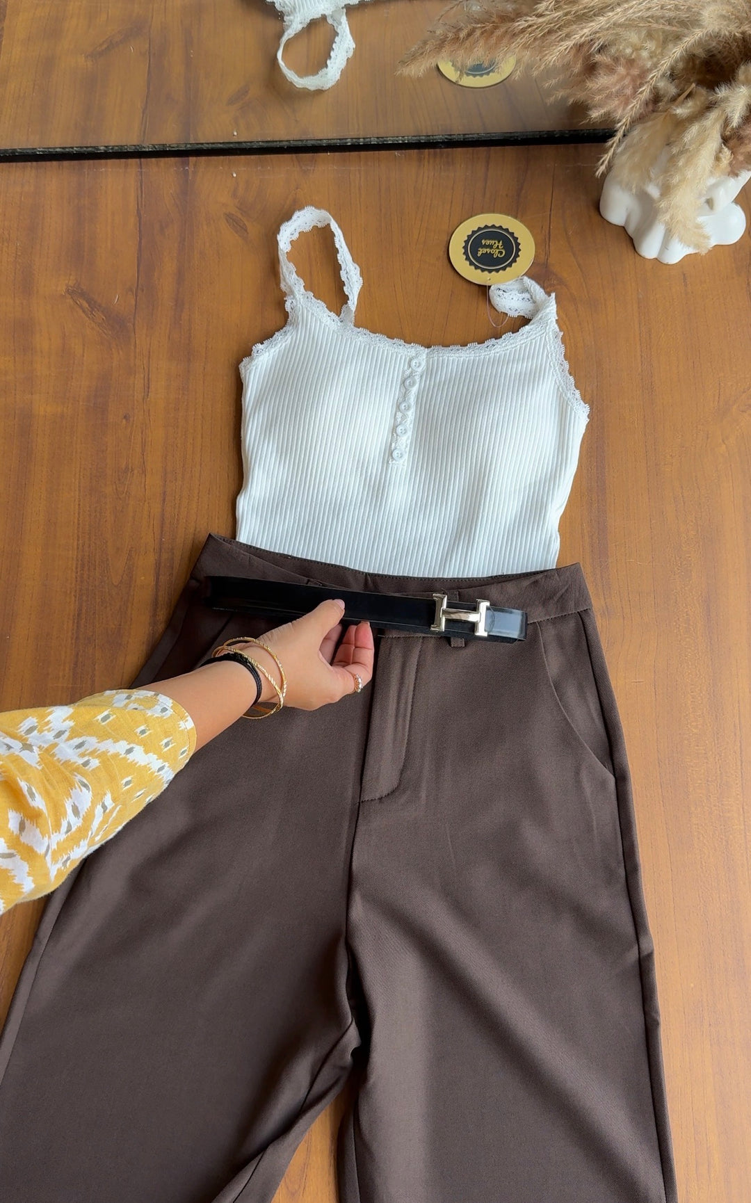Jennifer flare high waist trousers