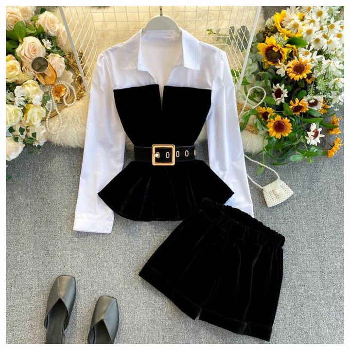 Porsche Velvet Two Piece Set