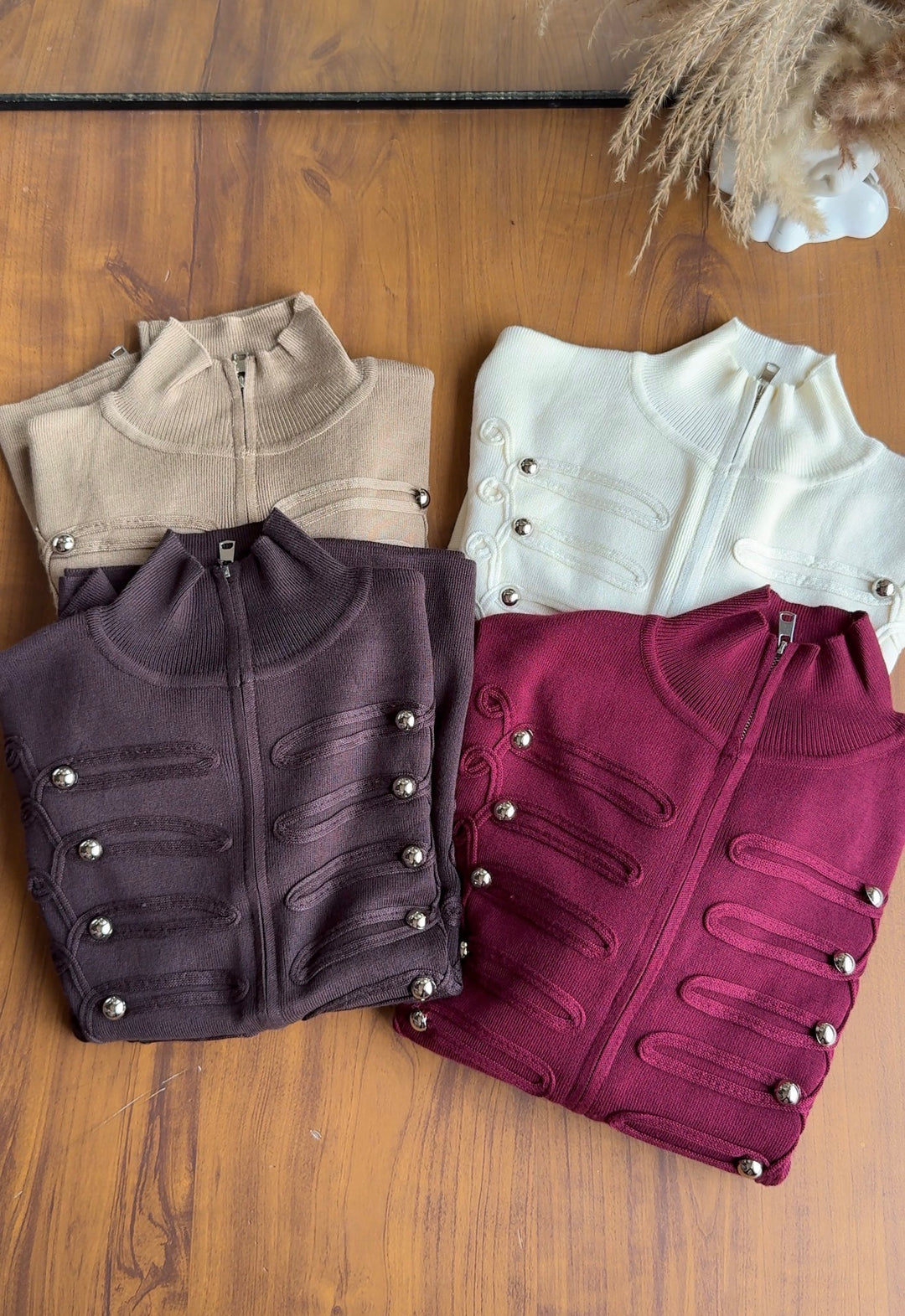 Ashley military zipper tracksuit