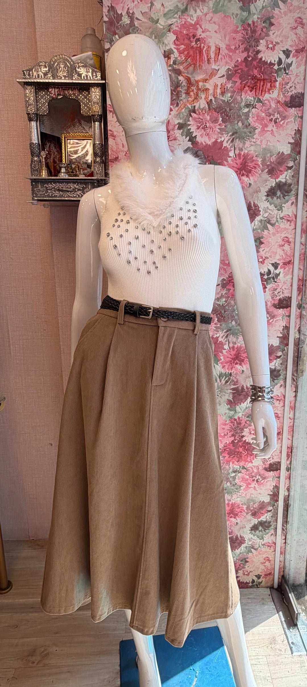 Bravo corduroy skirt