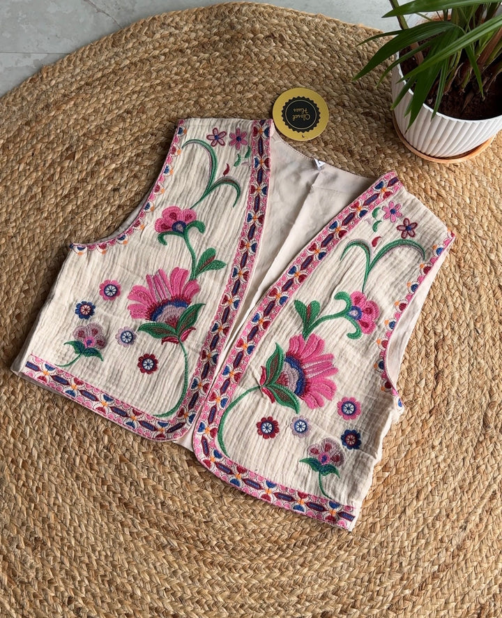 Riverland embroidered vest