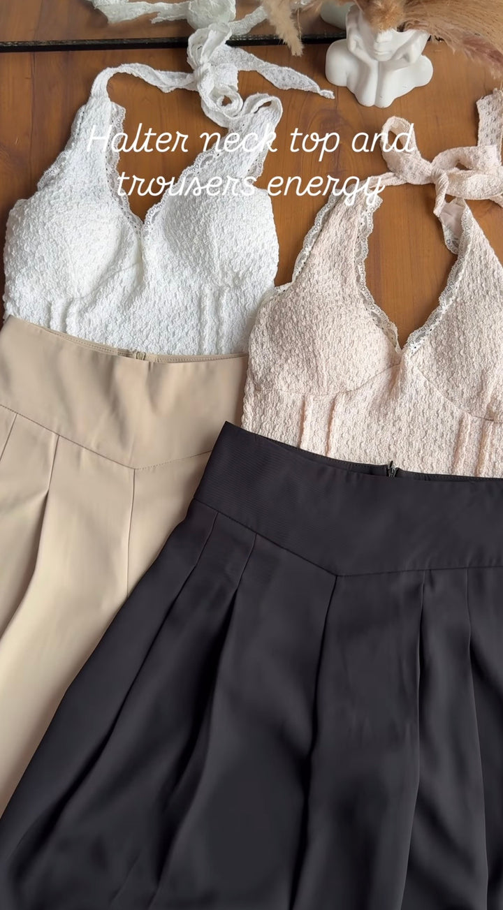 Mathew halter-neck top