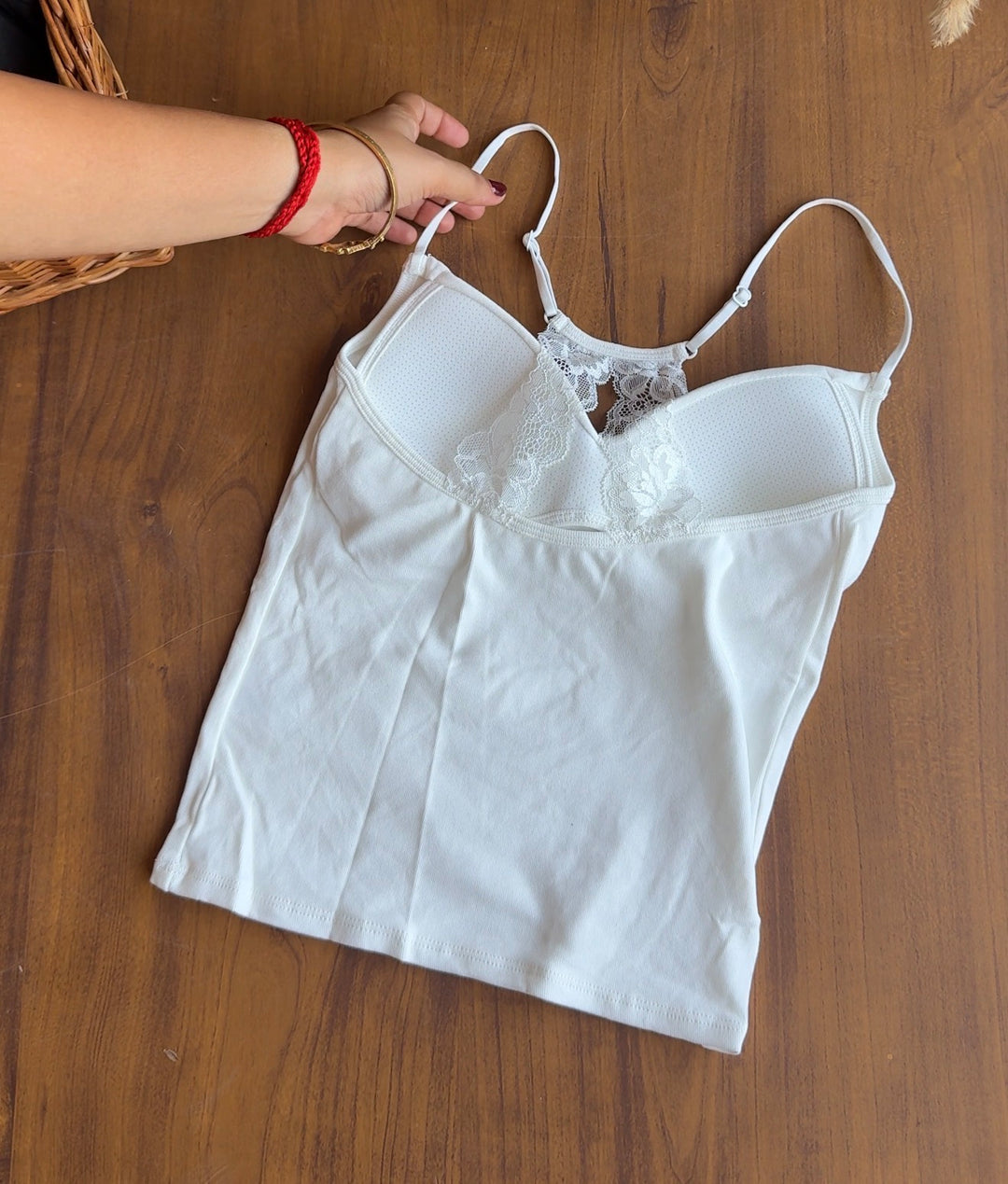 Anne built in bra top