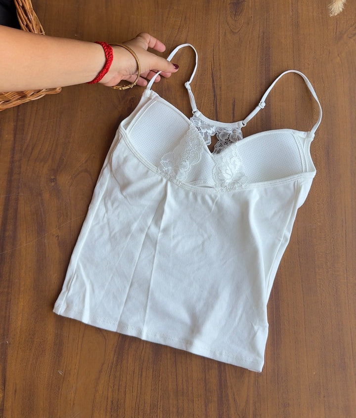 Anne built in bra top