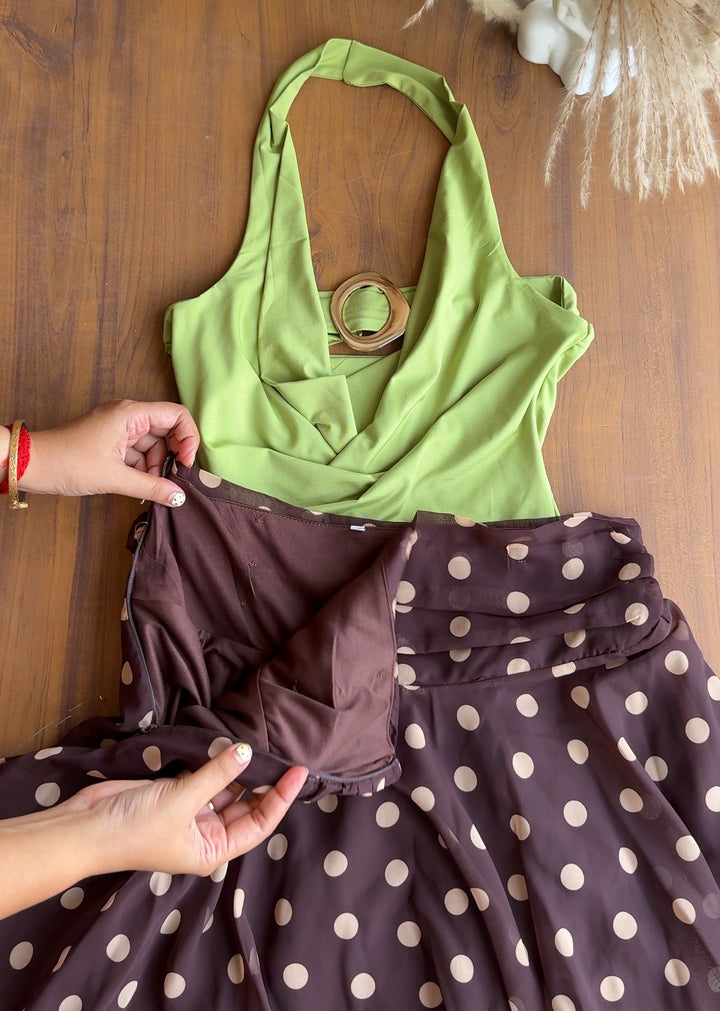 Gilmore polka dot skirt
