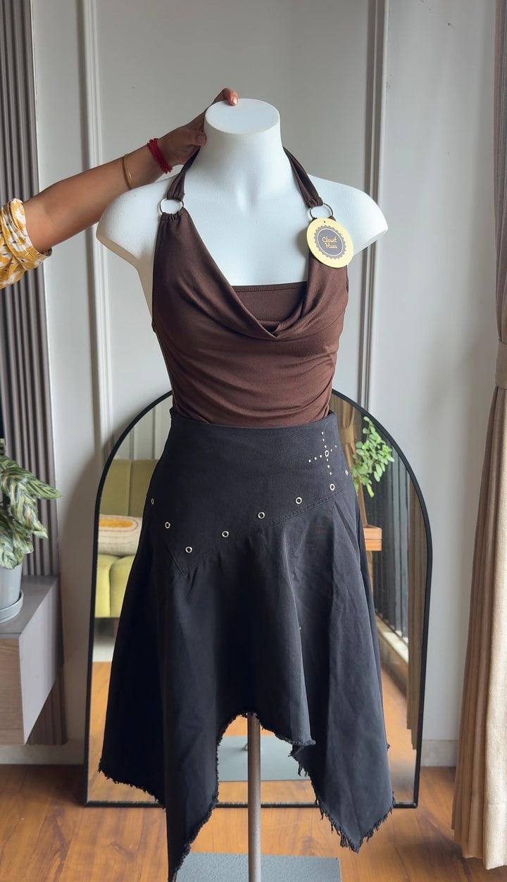 Benjamin cowl neck top