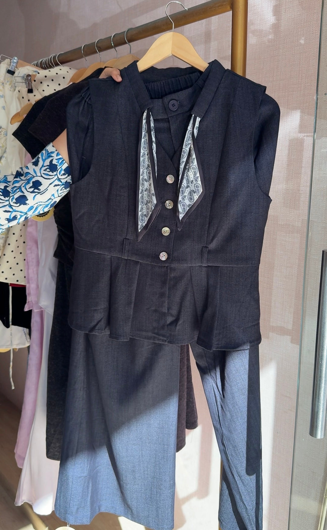 Jessica belted coord set