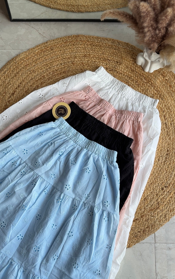 Thea Chikankari skirts