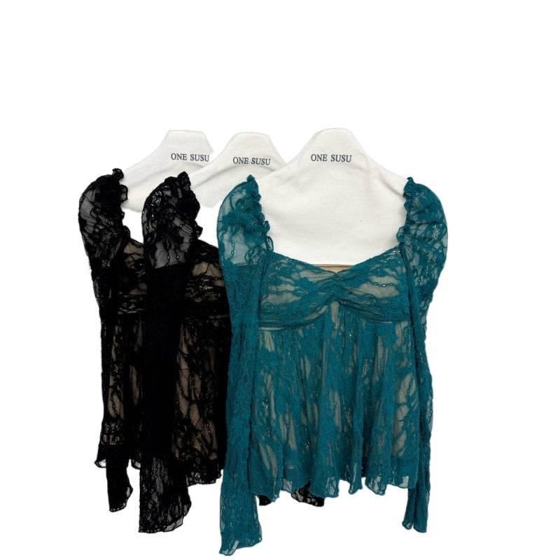 Sophie lace full sleeves top