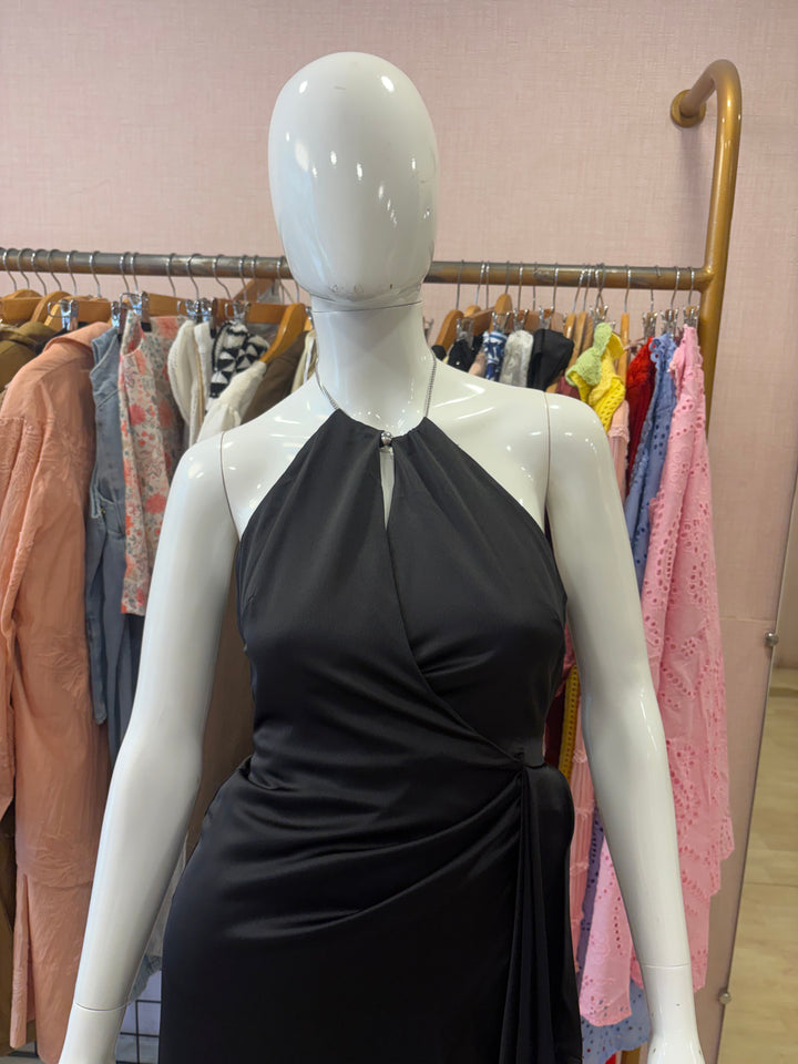 Tully halter-neck dress