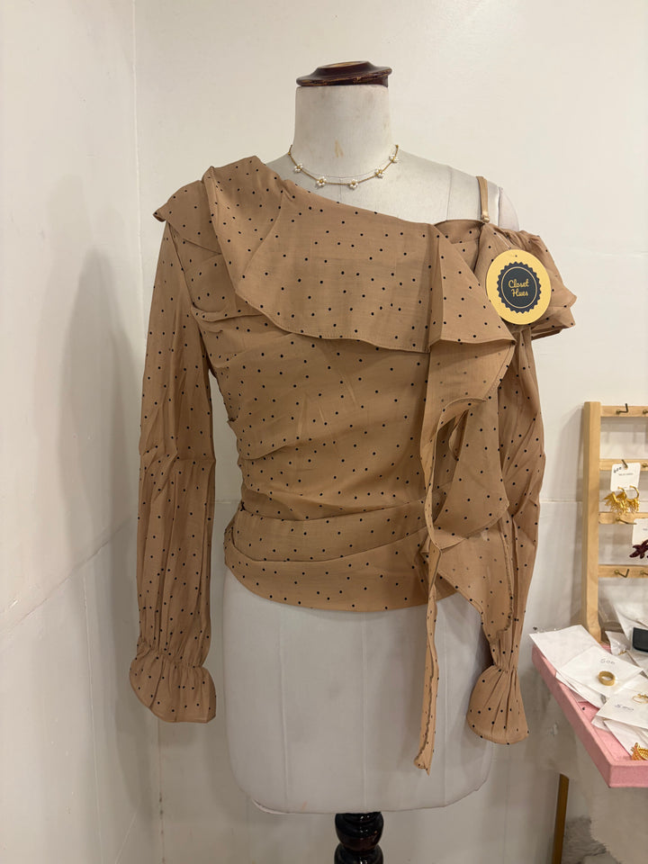Bruno off shoulder full sleeves top