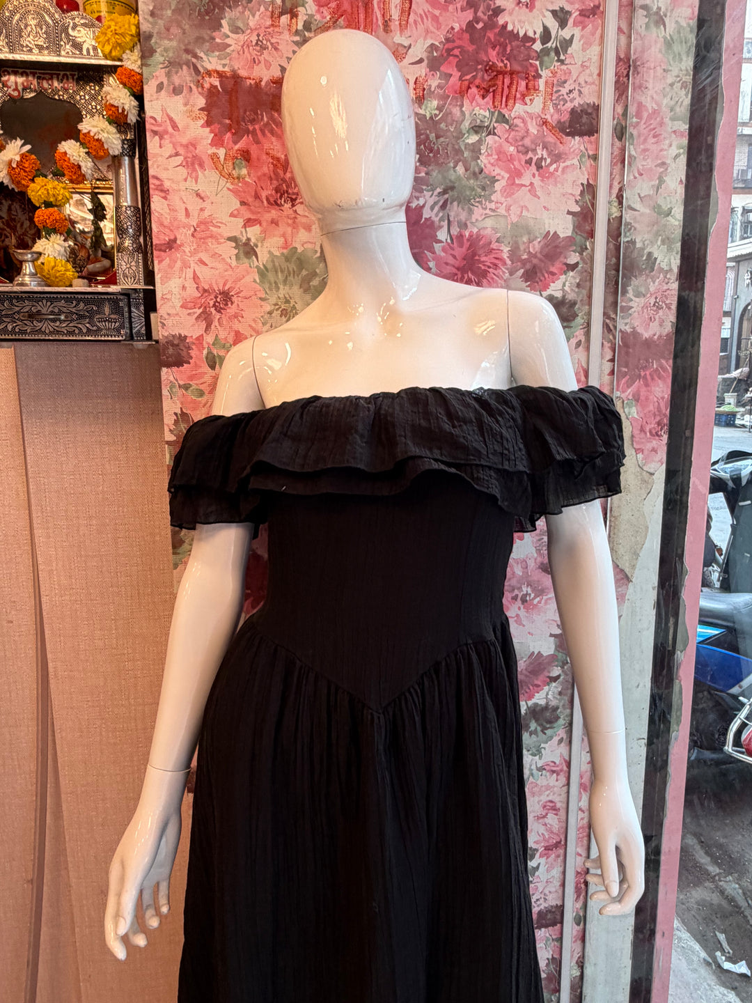 Tulum off shoulder midi dress