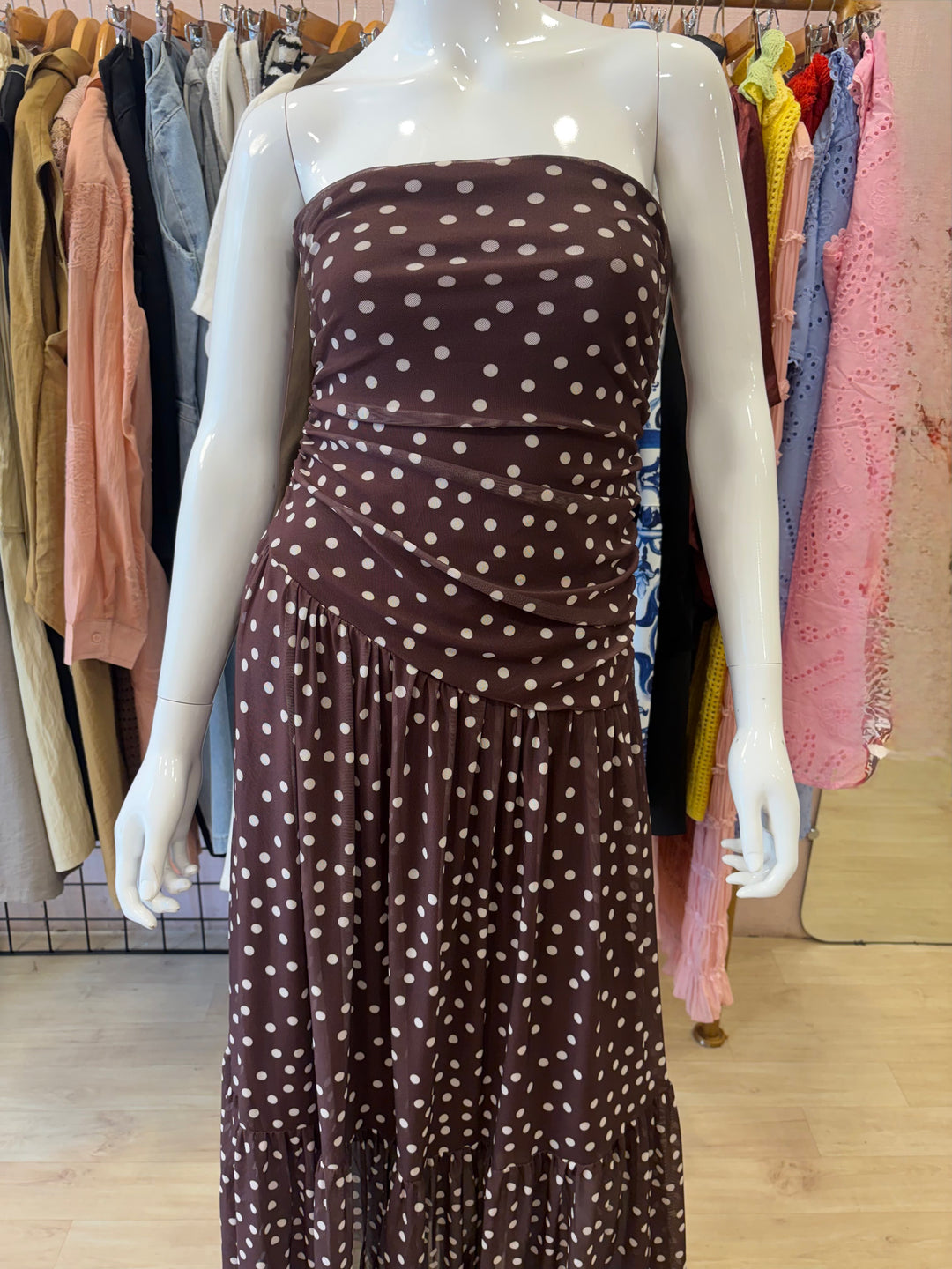 Seattle polka dot dress